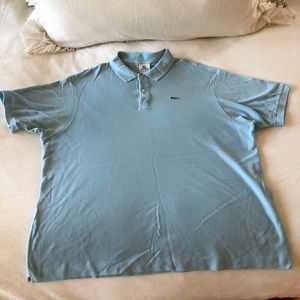 Light blue Lacoste polo XXL